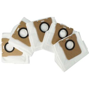 5x Dust Bag compatible with Dreame L10s, D10 Plus Gen2 Robot Vacuum Cleaner - Dust Storage Bag for the Suction Unit - Vhbw