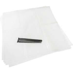 vhbw 5x Dust Collector Bag Replacement for Festool ENS-VA-20/10 for Dust Extractor, Raw Air Dust Extractor - polyethylene-Dust Bag Set Transparent