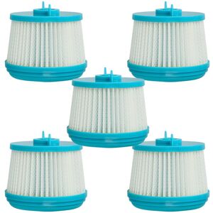 vhbw 5x Post-Motor Filter Replacement for Genius A01328, A04264, A28041 for Vacuum Cleaner - HEPA Filter