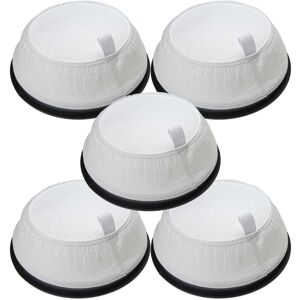5x Sack Filter Replacement for Nilfisk 1471432500 for Dry Vacuum Cleaner, Vacuum Cleaner - Spare Filter, Black White - Vhbw