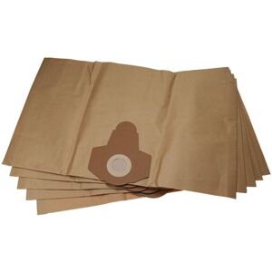 5x Vacuum Cleaner Bag compatible with Parkside pnts 1400 B1 ian 74286, pnts 1400 C1 ian 89964 Vacuum Cleaner, 38.5 cm x 26 cm, Brown - Vhbw