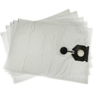 5x Vacuum Cleaner Bag Replacement for Kärcher 2.889-154.0 for Vacuum Cleaner, Microfleece, 64 cm x 44.5 cm, White - Vhbw