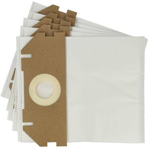5x Vacuum Cleaner Bag Replacement for Metabo 630173000 for Vacuum Cleaner, Microfleece, 30 cm x 25 cm, White - Vhbw