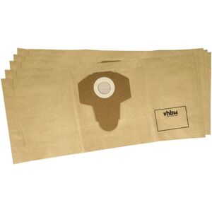 5x Vacuum Cleaner Bag Replacement for Parkside 30250132 for Vacuum Cleaner, paper, 58.5 cm x 25.4 cm, Brown - Vhbw