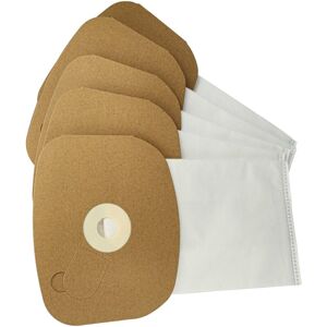5x Vacuum Cleaner Bag Replacement for Sprintus 119102 for Vacuum Cleaner, Microfleece, 36 cm x 17 cm, White - Vhbw