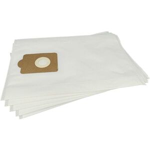 5x Vacuum Cleaner Bag Replacement for Swirl F95 for Vacuum Cleaner, Microfleece, 20 l capacity, 47 cm x 30 cm, White - Vhbw