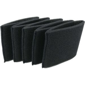 5x Vacuum Cleaner Filter Replacement for einhell Accessory 2351132 Filter for Vacuum Cleaner - Foam Filter Black - Vhbw