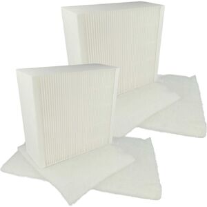 vhbw 6 Part Filter Set compatible with Vallox ValloPlus 350 SE Humidifier, Purifierventilation system - fine dust filter, coarse dust filter
