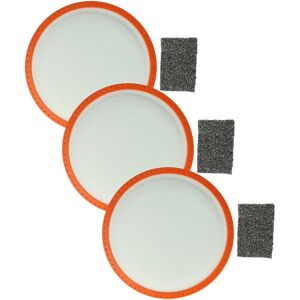 VHBW 6x Filter compatible with Dirt Devil Centec2 M2288-0, M2288-1, M2288-2, M2288-3, M2288-5, M2288-6, M2288-7, M2288-4, M2288-8, M2288-9 Vacuum Cleaner