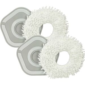 Vhbw - Cleaning Cloths 2-Pack compatible with Dreame W10, W10 Pro Robotic Vacuum Cleaner - microfibre pad