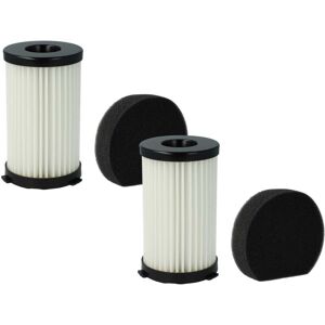 Filter Set 2x Filters compatible with Cecotec / Conga Thunderbrush 520 Vacuum Cleaner - hepa Filter, Allergy Filter - Vhbw
