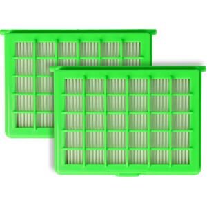 Filter Set 2x Filters compatible with Moulinex MO153301, MO153501, MO153301/4Q0, MO153341/4Q0 Vacuum Cleaner - hepa Filter, Allergy Filter - Vhbw
