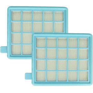 Filter Set 2x Filters compatible with Philips PowerProActive FC8631/71, FC8631/01, FC8631/61 Vacuum Cleaner - hepa Filter, Allergy Filter - Vhbw