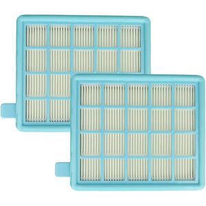 Filter Set 2x Filters compatible with Philips PowerProCompact FC8473/61, FC8474/01, FC8473/01 Vacuum Cleaner - hepa Filter, Allergy Filter - Vhbw