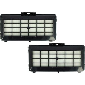 vhbw Filter Set 2x Vacuum Cleaner Filters compatible with Siemens VZ152HFB(00) Vacuum Cleaner - HEPA Filter, Allergy Filter
