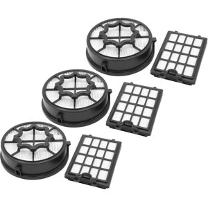 3x exhaust filter, 3x hepa filter, 3x pre-motor filter compatible with aeg eb x Efficiency, wr, LX4-1-SM-P Vacuum Cleaner - Vhbw