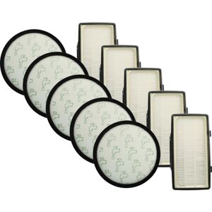 Vhbw - Filter Set compatible with Rowenta RO7283EA, RO7289EA, RO7266EA Vacuum Cleaner - 10x Filter