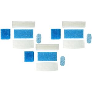 Filter Set compatible with Thomas Twin T1 Aquafilter, T2 Aquafilter, tt Aquafilter Vacuum Cleaner - 15x Filter - Vhbw