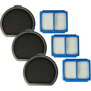 vhbw Filter Set Replacement for AEG 90027737200, 900923092 for Vacuum Cleaner - 6x Filter (main filter, pre-filter)