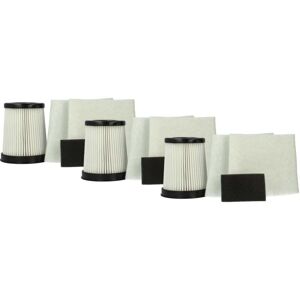 vhbw Filter Set Replacement for Dirt Devil 2881001 for Vacuum Cleaner - 12x Filter (pre-motor filter, motor filter, filter protector)