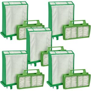 Filter Set Replacement for Sebo 6696ER for Vacuum Cleaner - 10x Filter (hygienic protection filter, micro-filter) - Vhbw