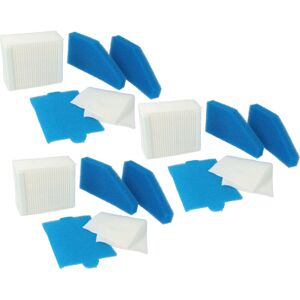 Filter Set Replacement for Thomas 787241, 787276, 99 (Filter Set) for Vacuum Cleaner - 15x Filter - Vhbw