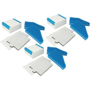 Filter Set Replacement for Thomas 787276, Filterset 101, 787272 for Vacuum Cleaner - 15x Filter - Vhbw