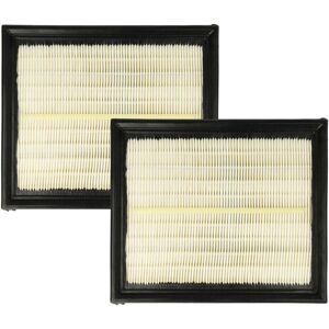 Set 2x Filter compatible with Protool Festool vcp 260 e-m ac, 260 e-l ac, 260 ac, 360 ac, 360 e-m, 360 e-l ac Vacuum Cleaner - Main Filter - Vhbw