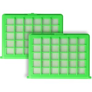VHBW Set 2x Filter compatible with Rowenta Compacteo Ergo, Compacteo Upgrade, cp 0049260 p pl Vacuum Cleaner - hepa Filter, Allergy Filter Fibreglass