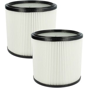 Set 2x Filters Replacement for Starmix fpp 3200, 413525, 4011240413525 for Vacuum Cleaner - Cartridge Filter, Polyester - Vhbw