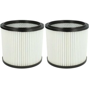 2x Cartridge Filter compatible with AquaVac fam Vacuum Cleaner - White - Vhbw