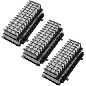 vhbw 3x Filter compatible with Bosch BGS5SIL66A, BGS5SIL66B, BGS5ALL1, BGS5PERF5, BGS5SIL1AU Vacuum Cleaner - HEPA filter Black White