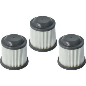 Set 3x Filters Replacement for Black & Decker PVF110, VF90, VF90-XJ for Vacuum Cleaner - Cartridge Filter - Vhbw