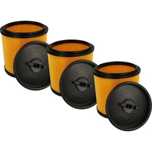 vhbw Set 3x Filters Replacement for Grizzly 91092030 for Vacuum Cleaner - Cartridge Filter
