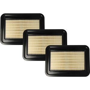 Vhbw - Set 3x Flat-Fold Filter compatible with Heylo vc 30 h, vc 30 m Vacuum Cleaner - Pleated Filter Element