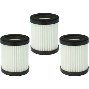 vhbw Set 3x Replacement Filters compatible with Beldray Airgility 22.2V BEL0776 Handheld Vacuum Cleaner - Dust Filter