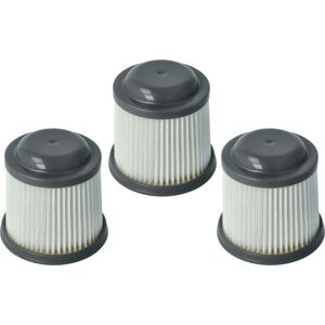 Set 3x Replacement Filters compatible with Black & Decker Dustbuster Pivot PV1820L Vacuum Cleaner - Cartridge Filter - Vhbw
