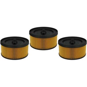 Vhbw - Set 3x Replacement Filters compatible with Kärcher wd 5.200 mp, wd 5.220 mp, wd 5.260, wd 5.270 Wet and Dry Vacuum Cleaner - Cartridge Filter