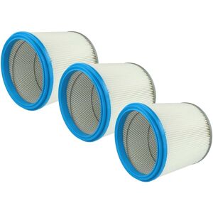 Vhbw - Set 3x Replacement Filters compatible with Renfert Cyclone Vacuum Cleaner - Cartridge Filter