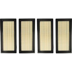 Vhbw - Set 4x Filter compatible with Nilfisk Attix 30, 30-21 xc 230V 50HZ dk Vacuum Cleaner - Main Filter