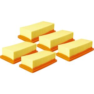 Set 5x Flat-Fold Filter Replacement for Kärcher 6.415-953.0, kfi 7420 for Vacuum Cleaner - Pleated Filter Element - Vhbw