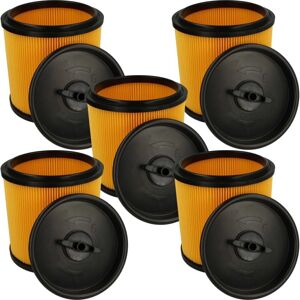 Vhbw - Set 5x Replacement Filters compatible with Aqua Vac ntp 30 Jardin Vacuum Cleaner - Cartridge Filter