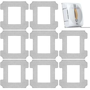ZVD - W1 8 Pack Washable Microfiber Cleaning Cloths W1 Pro Accessory Kit for Ecovacs Winbot W1 W1 Pro Series Window Robot Vacuum Cleaner