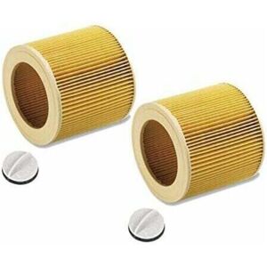 ZVD - Cartridge filter for Karcher WD2 wd3 MV3 etc. as 6.414-552.0 - 2pcs