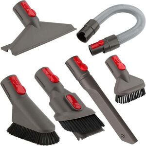 Kit d'accessoires Kit de Fixation avec Tuyau de Rallonge pour Dyson V7 V8 V10 Aspirateur sans fil (6 en 1) - ZVD