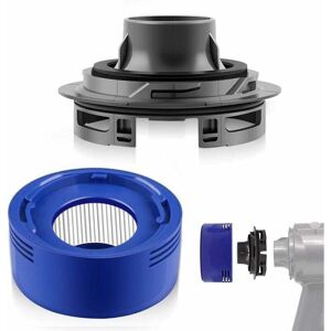 ZVD Kit de Filtre arrière pour Dyson V7 V8, Filtres de Lavable Rechange Aspirateur Dyson V8 V7 Couvercle Arrière de Moteur Accessoires de Remplacement