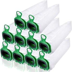 ZVD-Pack of 10 Bags for Vorwerk Kobold VB100 VB 100 FP100 FP 100 Vacuum Cleaner, Replacement Dust Bags Kit,vorwerk vacuum cleaner bag--