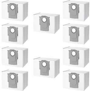 BLUEDEER 10 Pack Dust Bags for Roborock S8+/S8 Pro Ultra S7 MaxV Ultra S7 Pro Ultra Q7+ Q7 Max Plus Q5+ T8 Robot Vacuum Cleaner, Large Capacity Replacement BLUEDEER 10 Pack Dust Bags for Roborock S8+/S8 Pro Ultra S7 MaxV Ultra S7 Pro Ultra Q7+ Q7 Max Plus Q5+ T8 Robot Vacuum Cleaner, Large Capacity Replacement