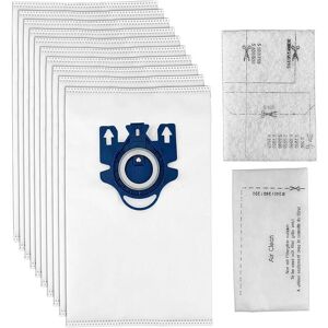 Tonchean - 10 Replacement Bags with 2 Filters for Miele HyClean 3D Efficiency gn Classic C1 Complete C2 C3 S2000 S5000 S8000 Series Vacuum Cleaner Tonchean - 10 Replacement Bags with 2 Filters for Miele HyClean 3D Efficiency gn Classic C1 Complete C2 C3 S2000 S5000 S8000 Series Vacuum Cleaner