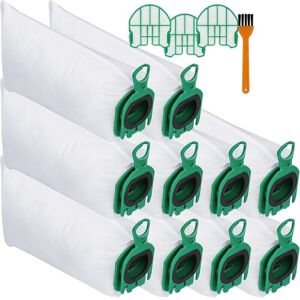 WOIYIC 10 Vacuum Cleaner Bags for Vorwerk Kobold VB100 with 3 Motor Filters + 1 Cleaning Brush, Replacement Dust Bag Vacuum Cleaner Bag Kit WOIYIC 10 Vacuum Cleaner Bags for Vorwerk Kobold VB100 with 3 Motor Filters + 1 Cleaning Brush, Replacement Dust Bag Vacuum Cleaner Bag Kit